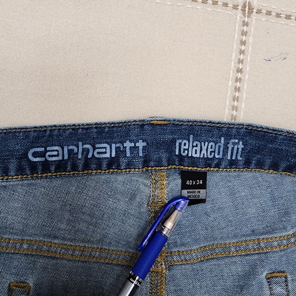 Carhartt mens jeans size 40 x 32 relaxed fix straight leg - Picture 7 of 11